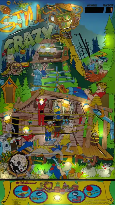Still Crazy virtual pinball table