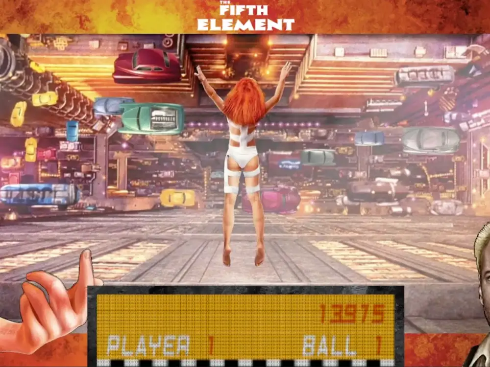 The Fifth Element virtual pinball table