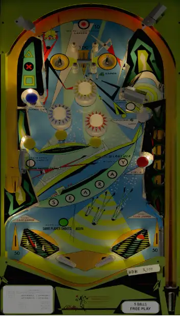 Capersville virtual pinball table