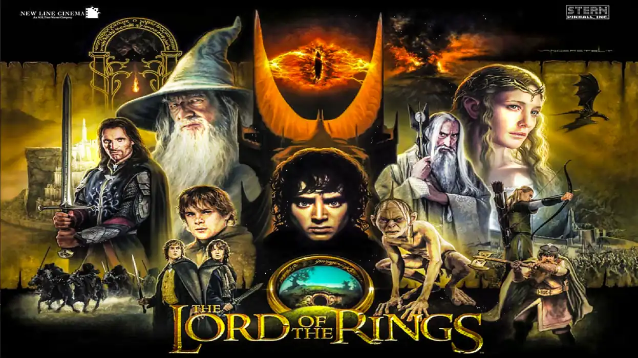 The Lord of the Rings virtual pinball table