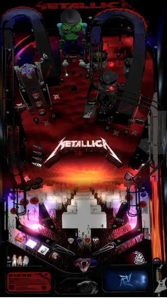 Metallica – Master of Puppets virtual pinball table