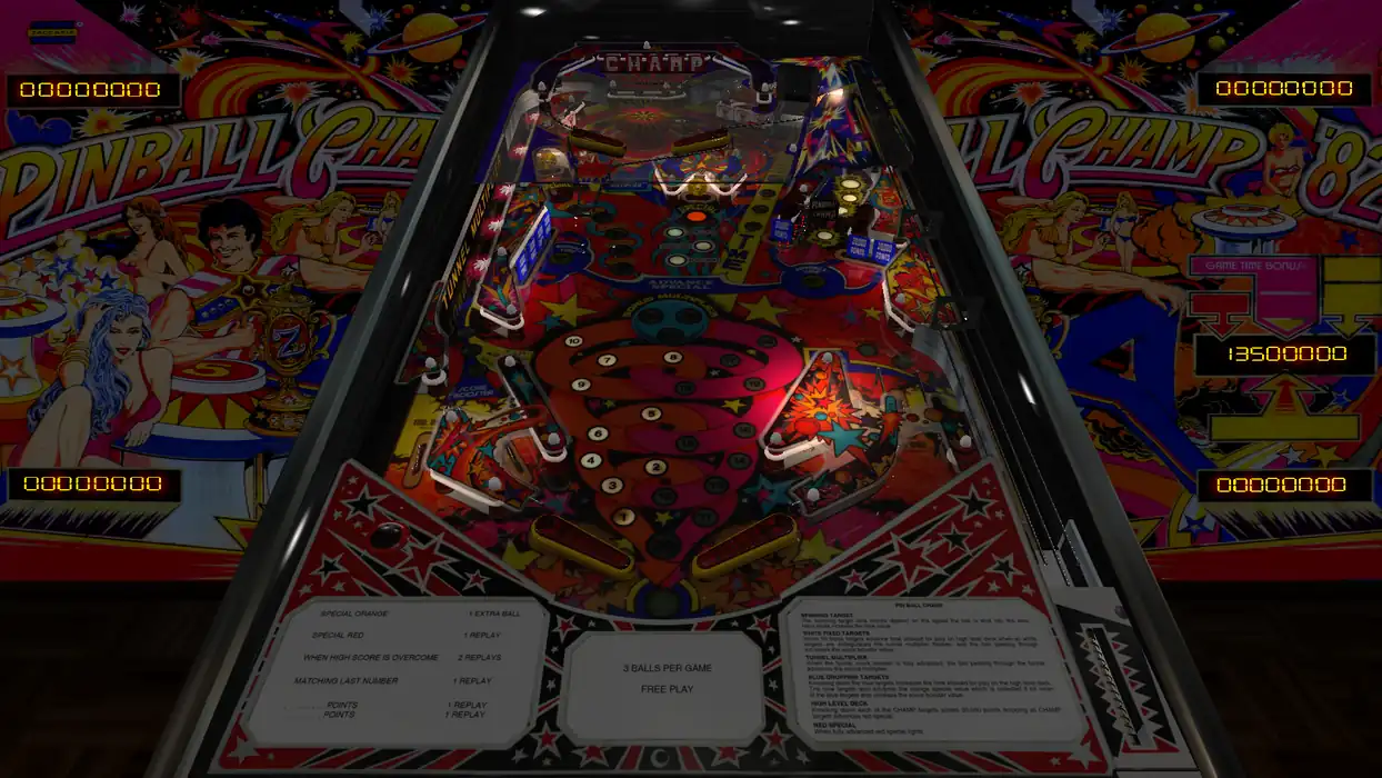 Pinball Champ ’82 virtual pinball table