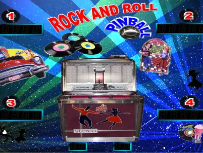 Rock and Roll virtual pinball table