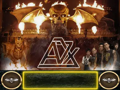 Avenged Sevenfold virtual pinball table