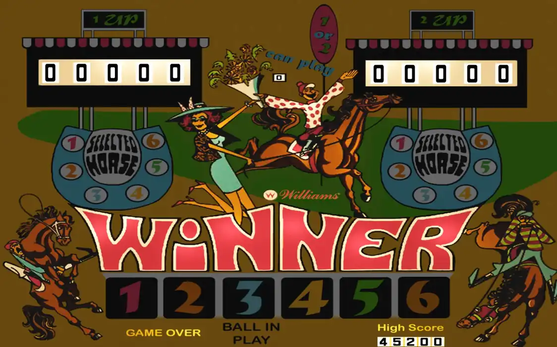 Winner virtual pinball table