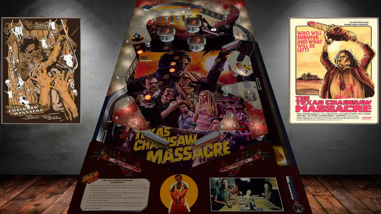 The Texas Chainsaw Massacre virtual pinball table