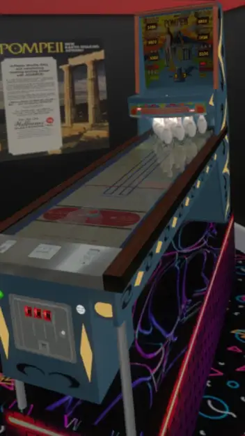 Pompeii virtual pinball table