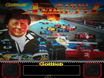Mario Andretti virtual pinball table