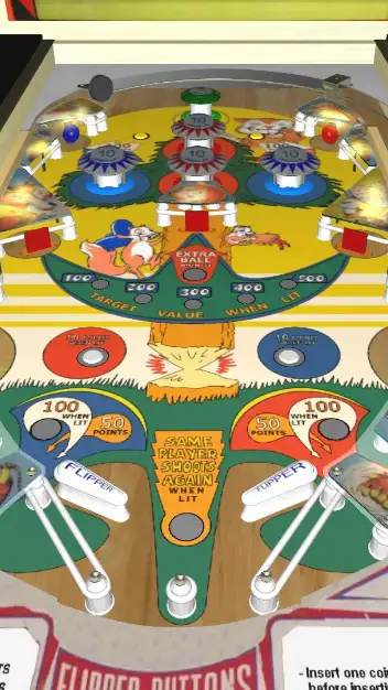 Eager Beaver virtual pinball table