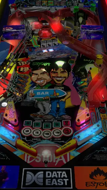 Estopa virtual pinball table