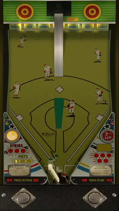 Line Drive virtual pinball table