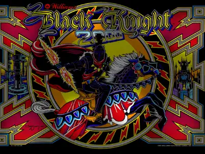Black Knight 2000 virtual pinball table