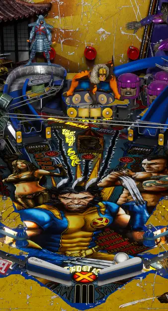 Wolverine virtual pinball table
