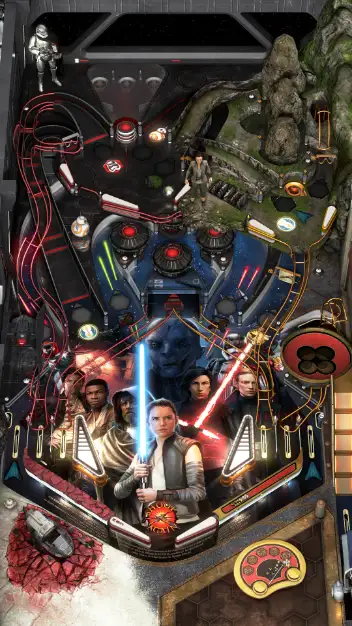 Star Wars Pinball – The Last Jedi virtual pinball table