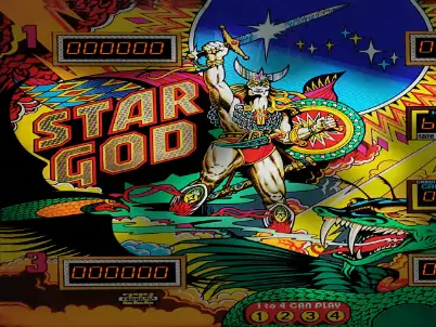 Star God virtual pinball table