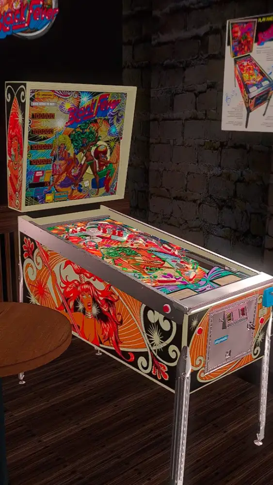 Black Fever virtual pinball table