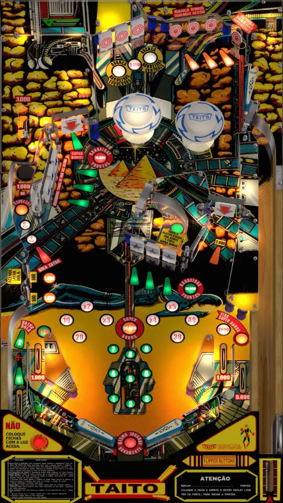 Snake Machine virtual pinball table