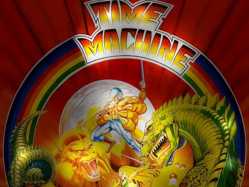 Time Machine virtual pinball table