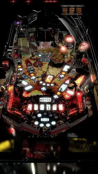 The Walking Dead virtual pinball table