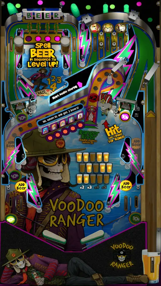 Voodoo Ranger virtual pinball table