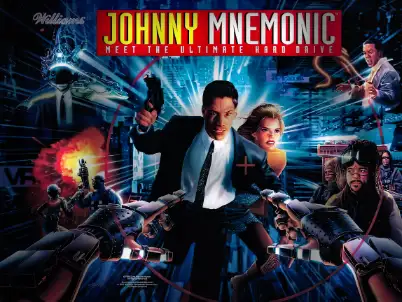 Johnny Mnemonic virtual pinball table