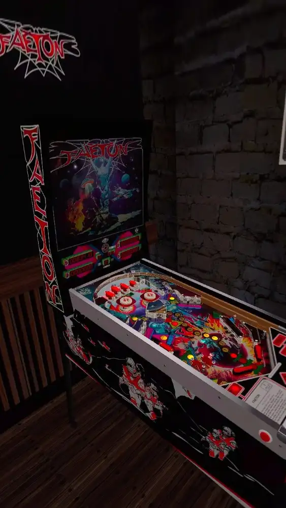 Faeton virtual pinball table