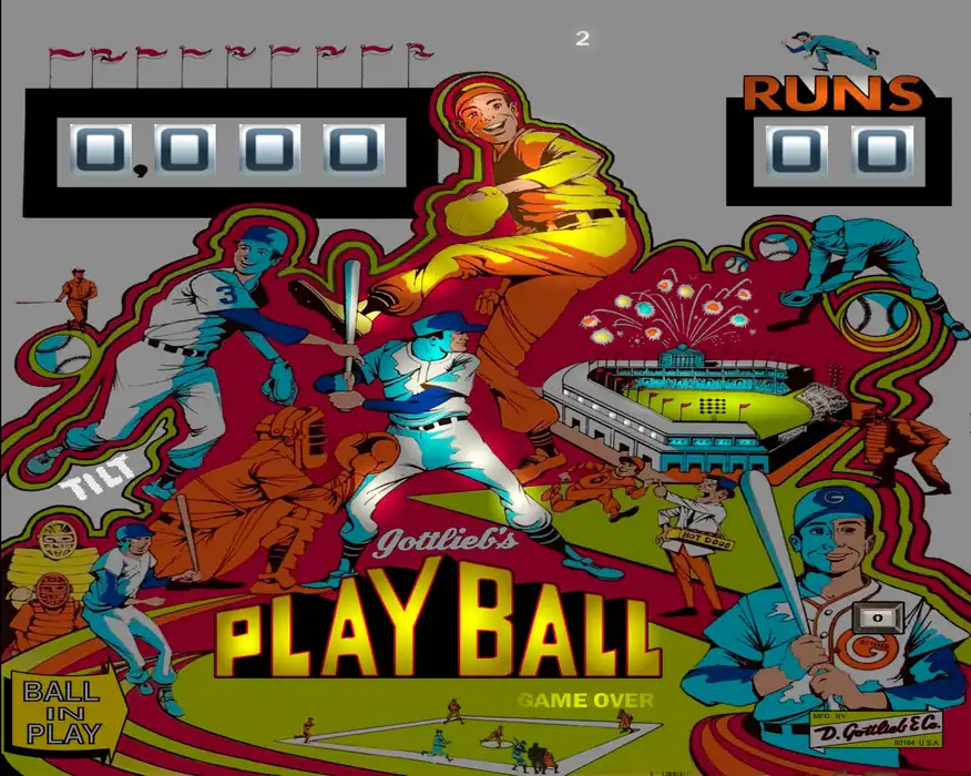 Playball virtual pinball table