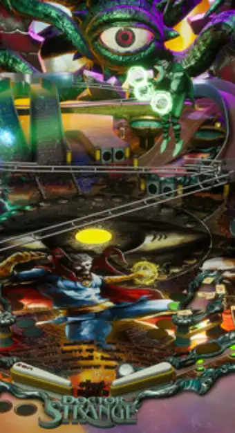 Doctor Strange virtual pinball table