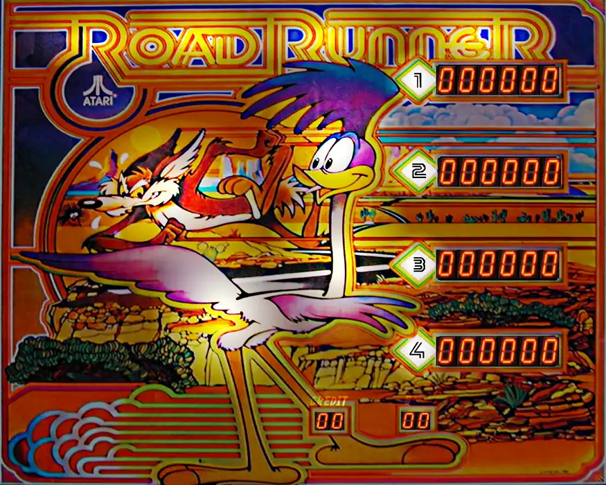 Road Runner virtual pinball table