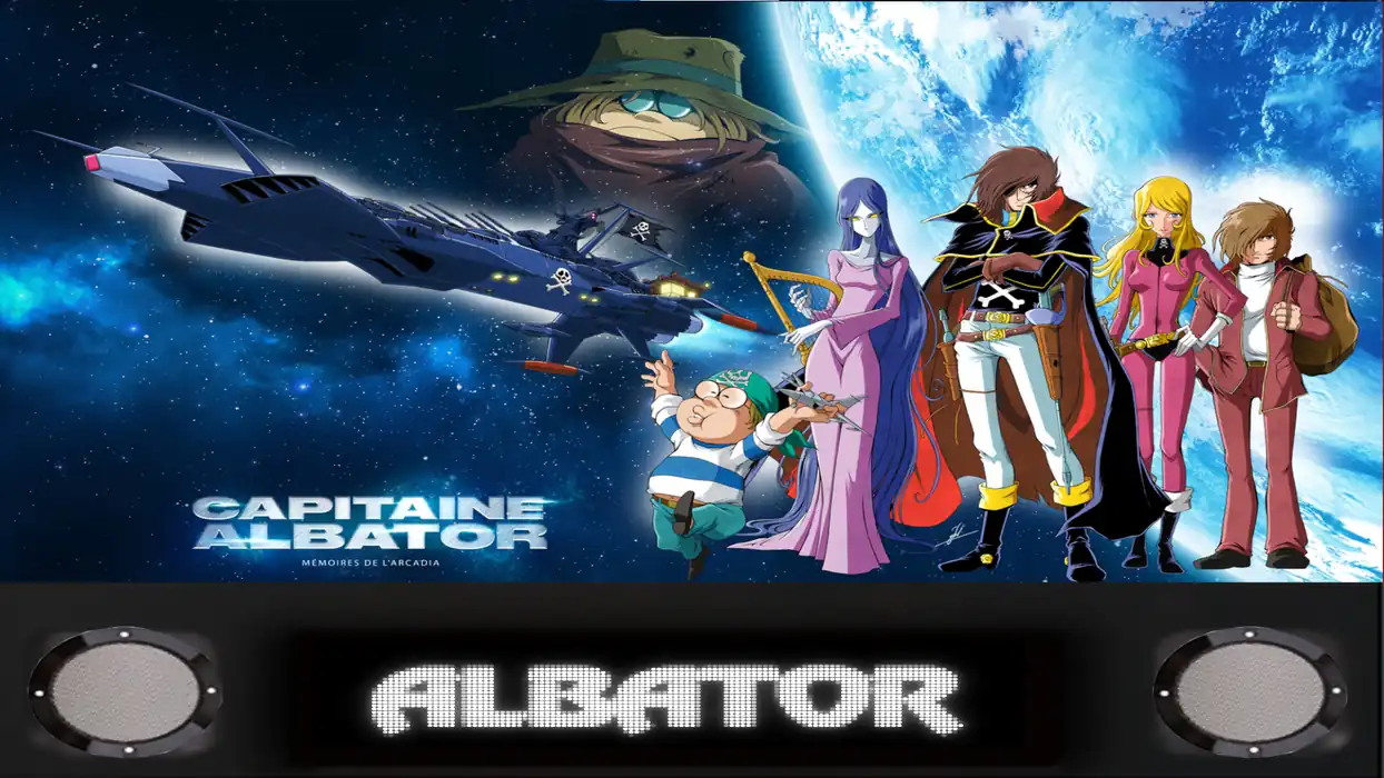 Albator virtual pinball table