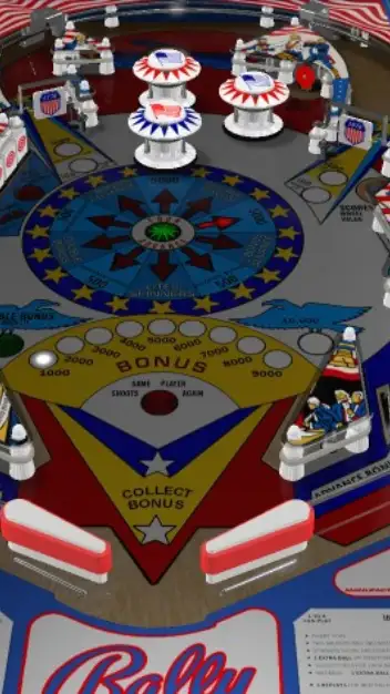 Freedom (SS) virtual pinball table
