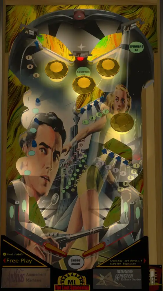The Last Spaceship – Murray Leinster virtual pinball table