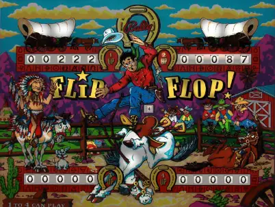 Flip Flop virtual pinball table
