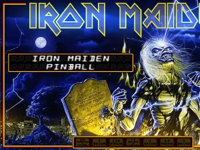 Iron Maiden virtual pinball table