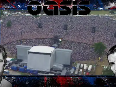 Oasis Knebworth virtual pinball table