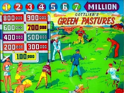 Green Pastures virtual pinball table