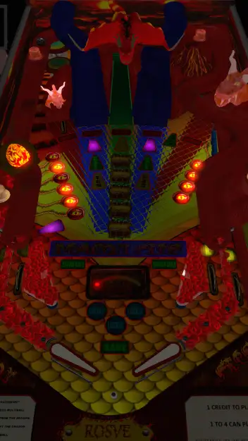DragonFire virtual pinball table