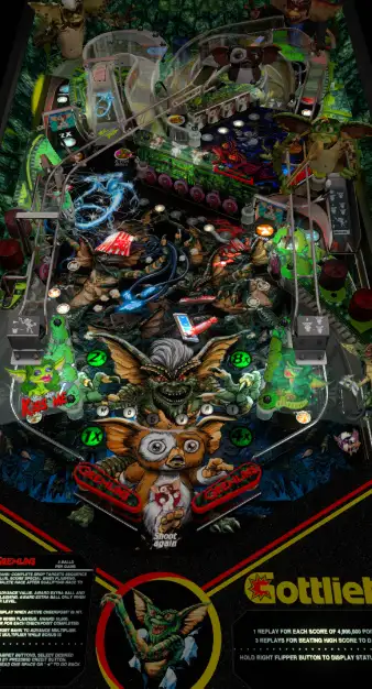 Gremlins virtual pinball table