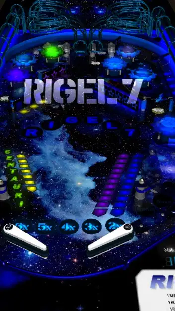 Rigel 7 virtual pinball table