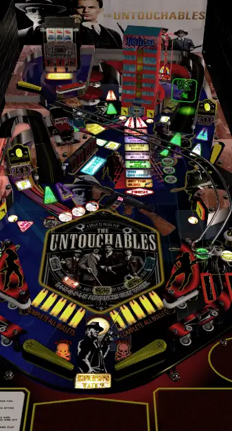 The Untouchables virtual pinball table