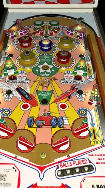 Beat the Clock virtual pinball table