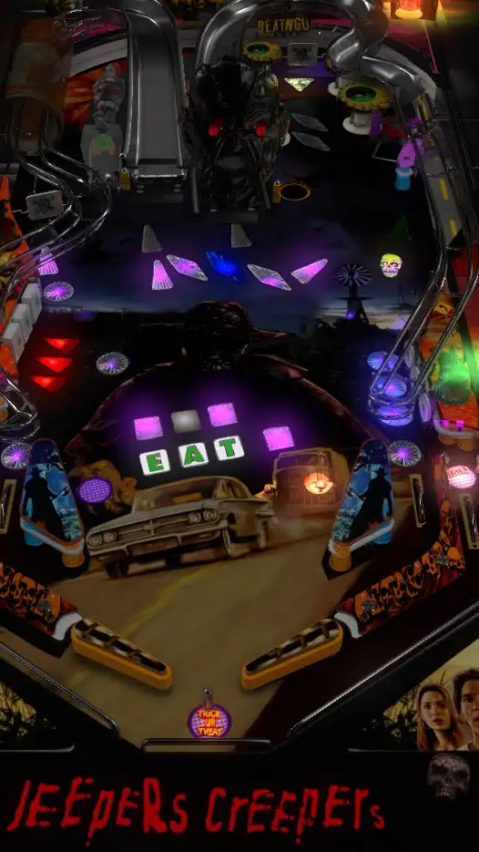 Jeepers Creepers virtual pinball table