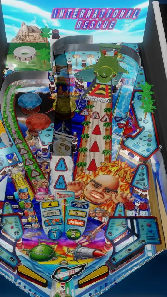 Thunderbirds virtual pinball table