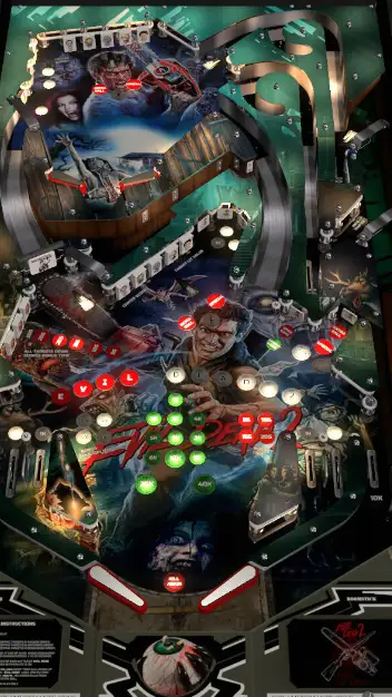 Evil Dead 2 virtual pinball table