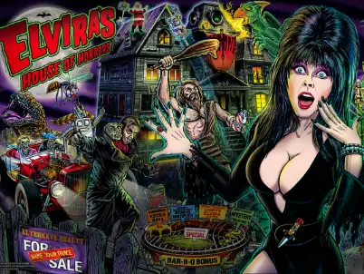 Elvira’s House of Horrors Remix virtual pinball table