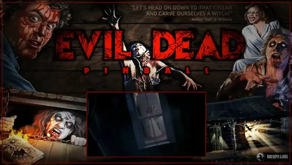 Evil Dead virtual pinball table