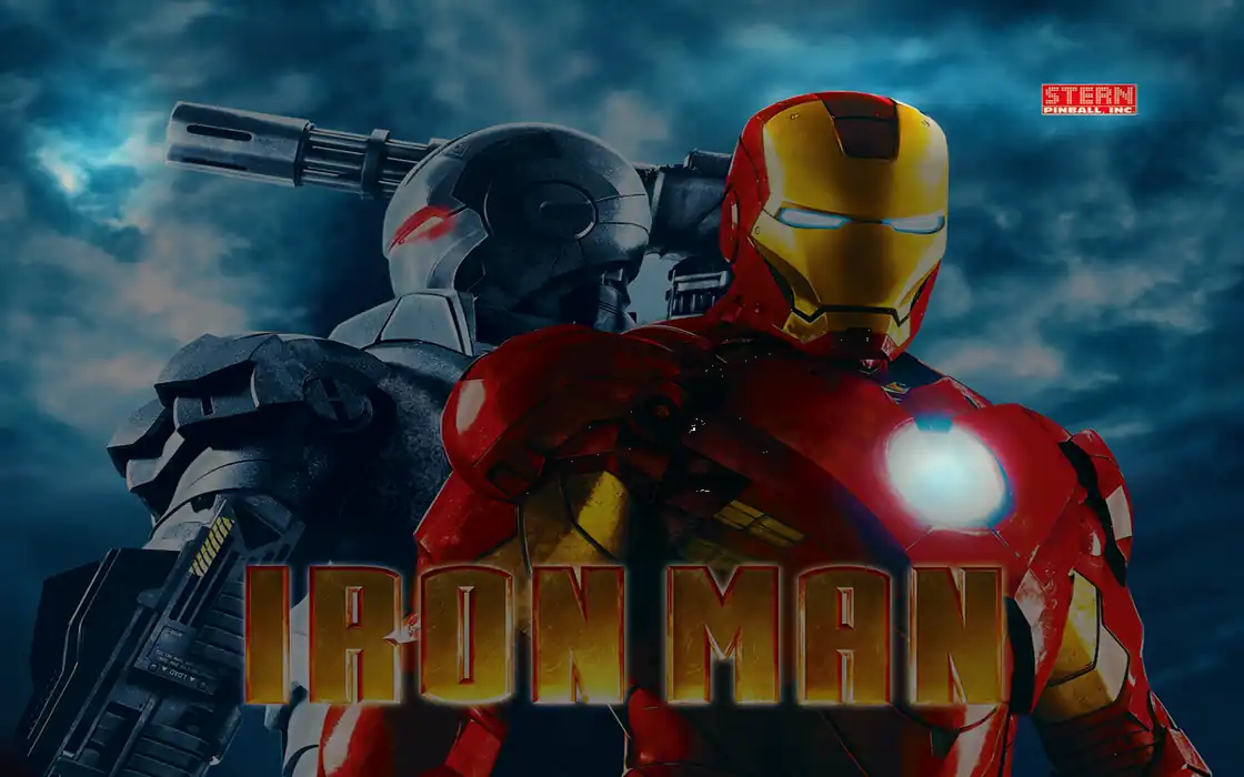 Iron Man virtual pinball table