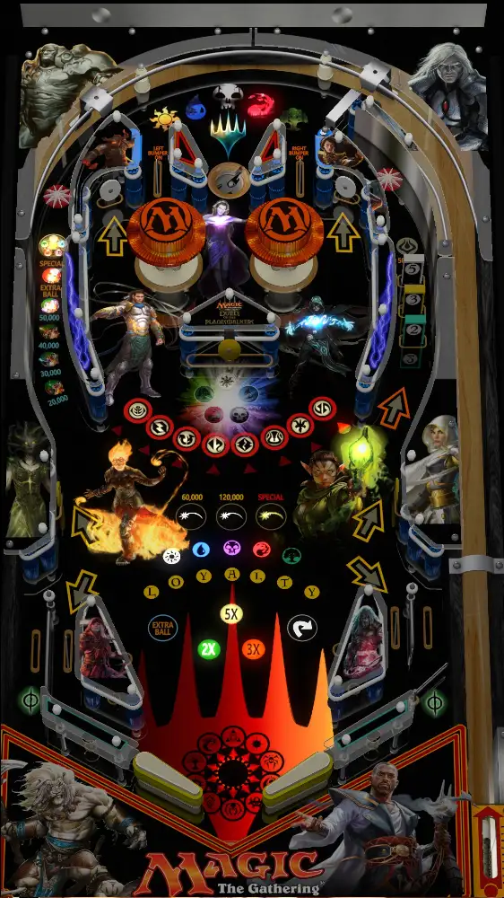 Magic – The Gathering virtual pinball table