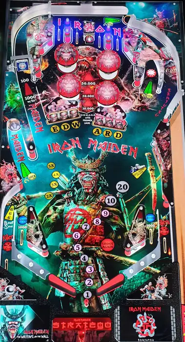 Iron Maiden Senjutsu virtual pinball table
