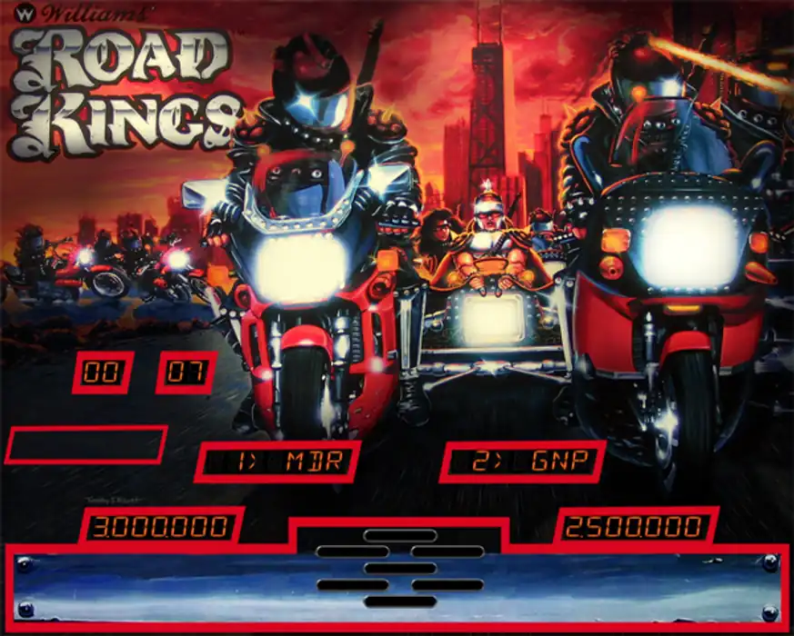 Road Kings virtual pinball table